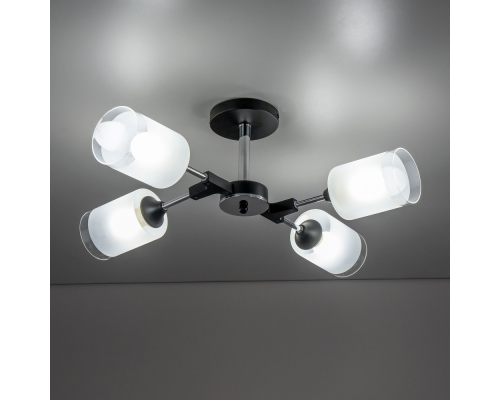 Citilux Эрик CL136145 Люстра потолочная Чёрная