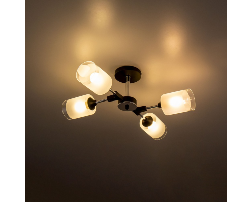 Citilux Эрик CL136145 Люстра потолочная Чёрная