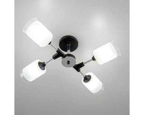 Citilux Эрик CL136145 Люстра потолочная Чёрная