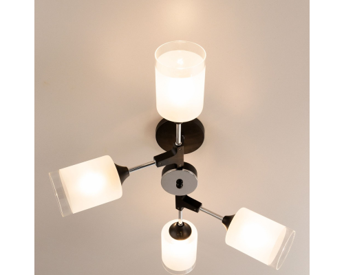 Citilux Эрик CL136145 Люстра потолочная Чёрная