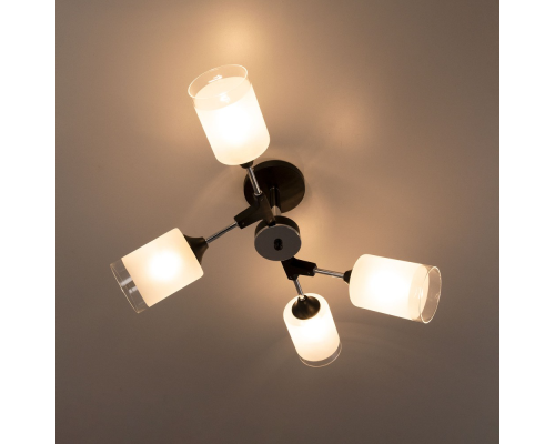 Citilux Эрик CL136145 Люстра потолочная Чёрная