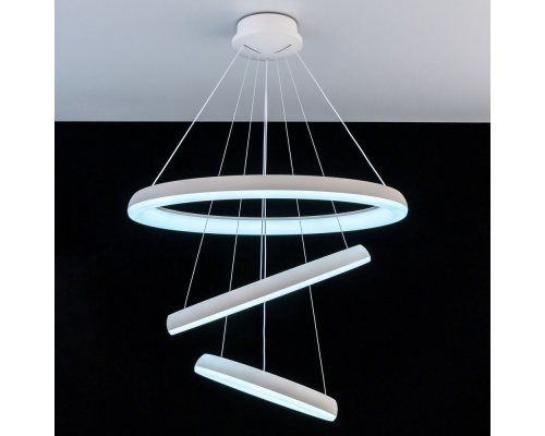 Citilux Юпитер Смарт CL730A150S Умная подвесная люстра Белая