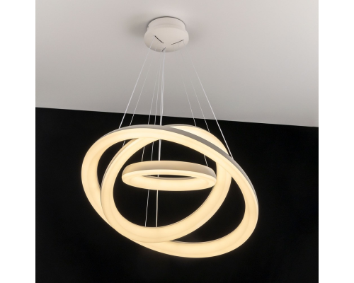 Citilux Юпитер Смарт CL730A150S Умная подвесная люстра Белая