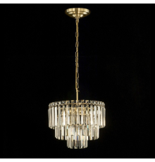 Citilux Фонда CL303163 Люстра хрустальная подвесная Бронза