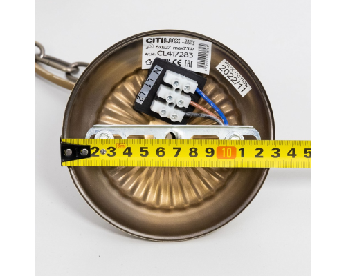 Citilux Франческа CL417283 Люстра подвесная Бронза