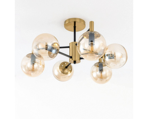 Citilux Шарлиз CL143163 Люстра на штанге Бронза