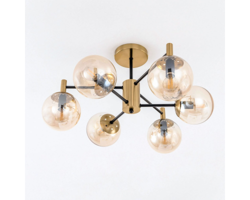 Citilux Шарлиз CL143163 Люстра на штанге Бронза