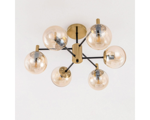 Citilux Шарлиз CL143163 Люстра на штанге Бронза