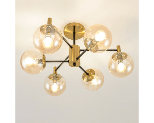 Citilux Шарлиз CL143163 Люстра на штанге Бронза