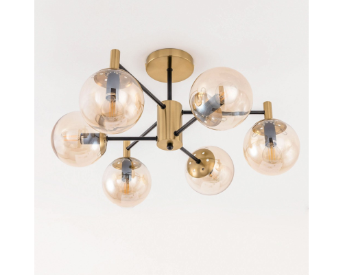 Citilux Шарлиз CL143163 Люстра на штанге Бронза