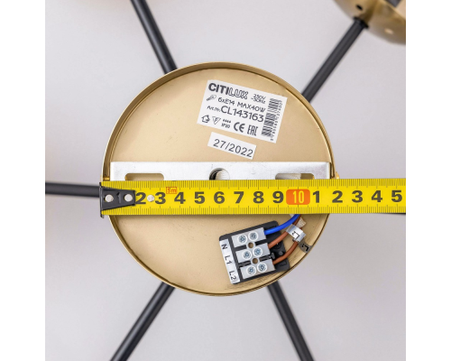 Citilux Шарлиз CL143163 Люстра на штанге Бронза