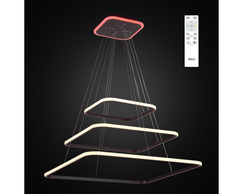 Citilux Неон CL731K115RB LED Люстра подвесная с пультом Венге
