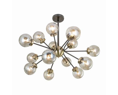 Citilux Планета CL105355 Люстра на штанге Бронза