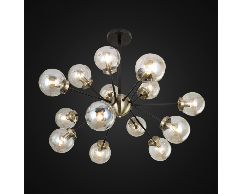 Citilux Планета CL105355 Люстра на штанге Бронза