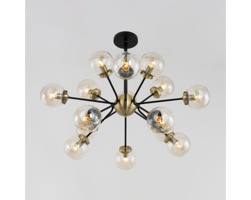 Citilux Планета CL105355 Люстра на штанге Бронза