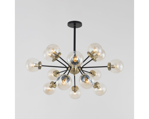 Citilux Планета CL105355 Люстра на штанге Бронза