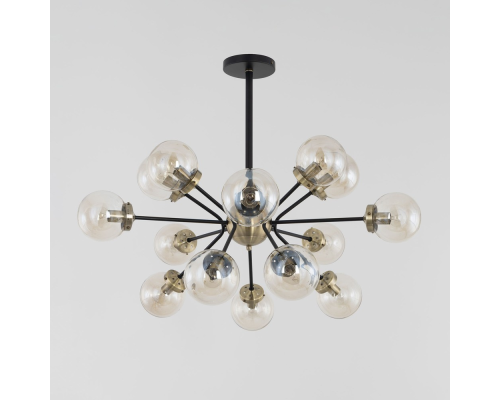 Citilux Планета CL105355 Люстра на штанге Бронза