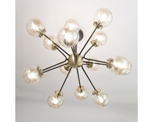 Citilux Планета CL105355 Люстра на штанге Бронза