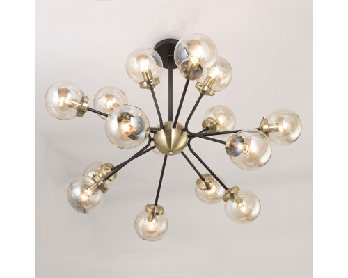 Citilux Планета CL105355 Люстра на штанге Бронза