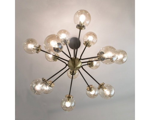 Citilux Планета CL105355 Люстра на штанге Бронза