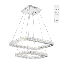 Eletto Granda EL336P70 LED Люстра хрустальная с пультом Хром