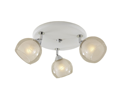Citilux Самба CL158131 Люстра с поворотными плафонами Белая Хром