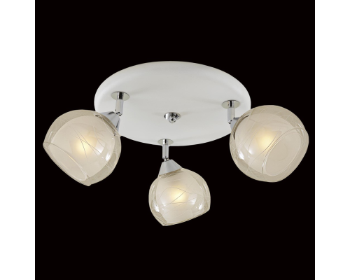 Citilux Самба CL158131 Люстра с поворотными плафонами Белая Хром