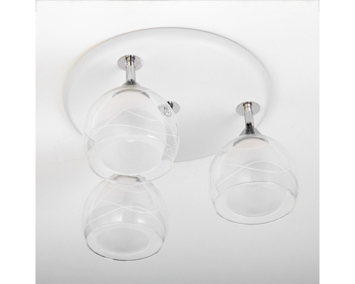 Citilux Самба CL158131 Люстра с поворотными плафонами Белая Хром