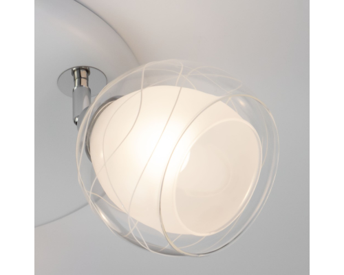 Citilux Самба CL158131 Люстра с поворотными плафонами Белая Хром