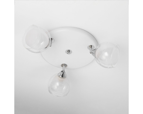 Citilux Самба CL158131 Люстра с поворотными плафонами Белая Хром