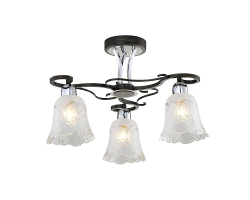 Citilux Оливия CL151131 Люстра потолочная Венге Хром