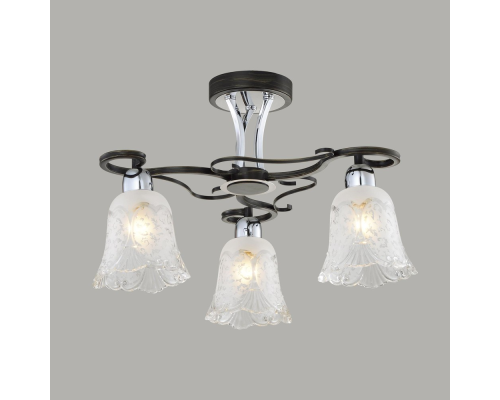 Citilux Оливия CL151131 Люстра потолочная Венге Хром