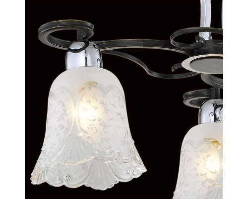 Citilux Оливия CL151131 Люстра потолочная Венге Хром