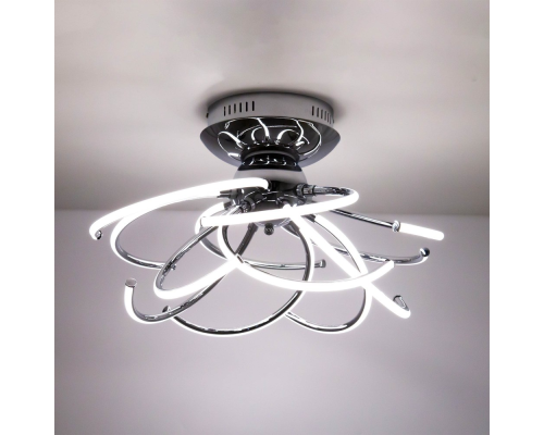 Citilux Андромеда CL224121 LED Люстра с диммером Хром