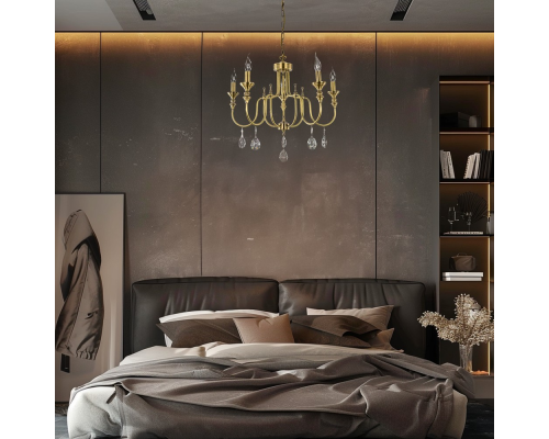 Citilux Рига CL437153 Люстра подвесная Бронза