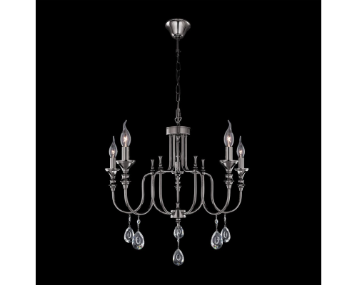 Citilux Рига CL437154 Люстра подвесная Чёрный Хром