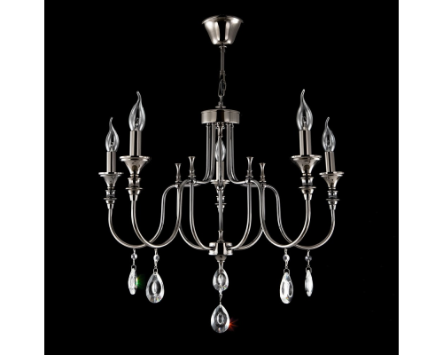 Citilux Рига CL437154 Люстра подвесная Чёрный Хром