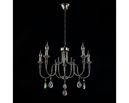 Citilux Рига CL437154 Люстра подвесная Чёрный Хром