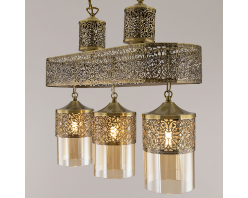 Citilux Эмир CL467233 Люстра подвесная Бронза