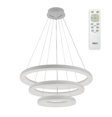 Citilux Юпитер CL730150RS LED Люстра подвесная с пультом Белая