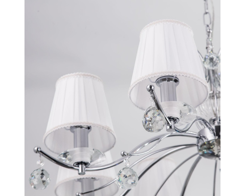 Citilux Шелли CL438181 Люстра подвесная с абажурами Хром
