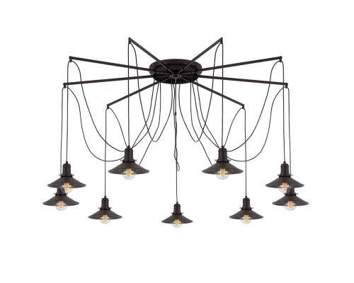 Citilux Эдисон CL451292 Люстра паук Венге