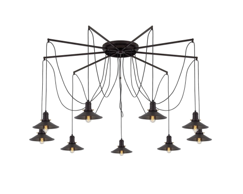 Citilux Эдисон CL451292 Люстра паук Венге