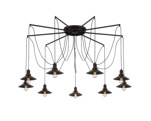 Citilux Эдисон CL451292 Люстра паук Венге