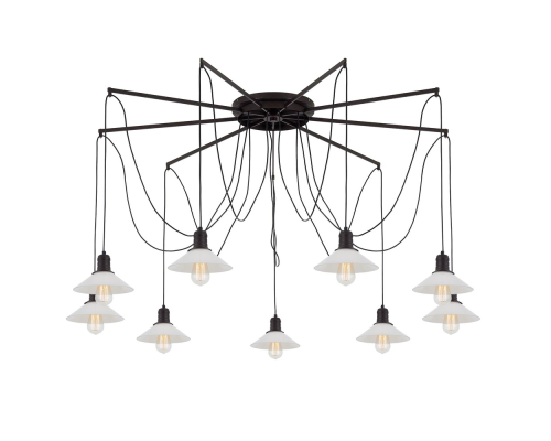 Citilux Эдисон CL451292 Люстра паук Венге