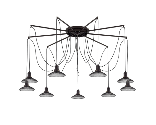 Citilux Эдисон CL451292 Люстра паук Венге