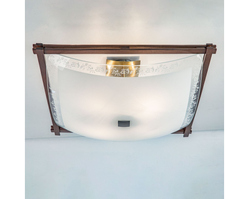 Citilux CL937334 Люстра потолочная Венге Узор