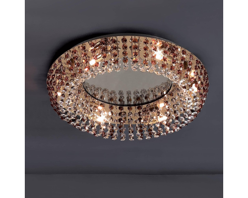 Citilux Тахо CL310263 Люстра хрустальная Золото