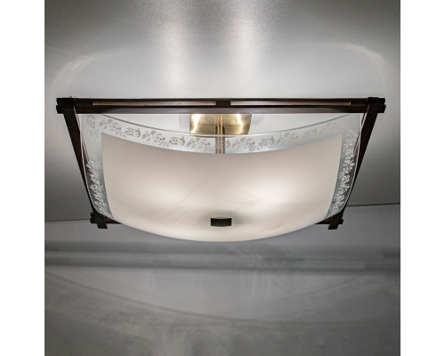 Citilux CL937334 Люстра потолочная Венге Узор