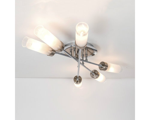 Citilux Хеликс CL109161 Люстра потолочная Матовый Хром